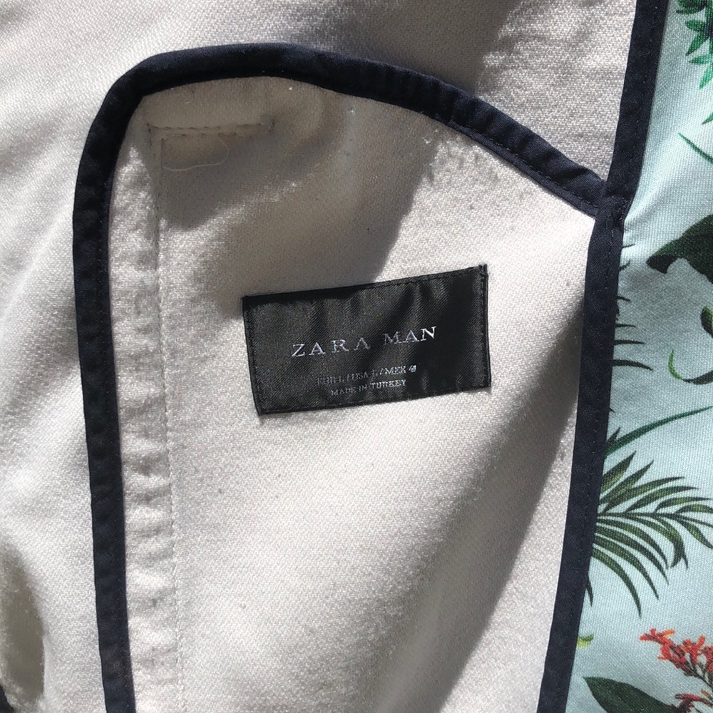 ZARA Men’s Flamingo Bomber Jacket - Picture 6 of 6